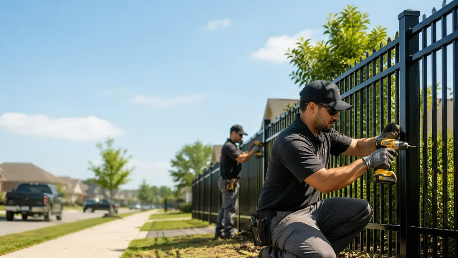 Metal Fence Installation in White Castle, LA
